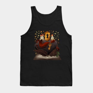 Dark Academia Aesthetic Teacup Tank Top